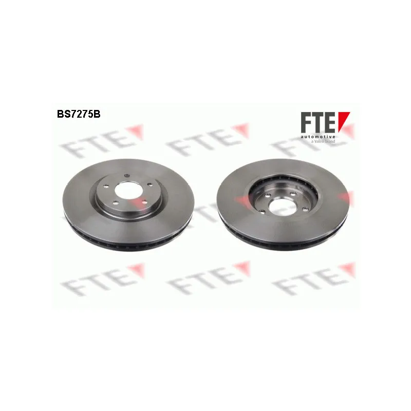 Jeu de 2 disques de frein avant FTE BS7275B