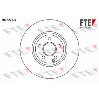 Jeu de 2 disques de frein avant FTE BS7276B