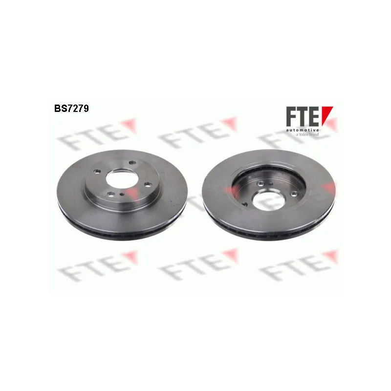 Jeu de 2 disques de frein avant FTE BS7279