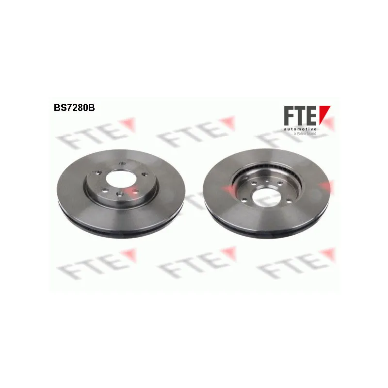 Jeu de 2 disques de frein avant FTE BS7280B