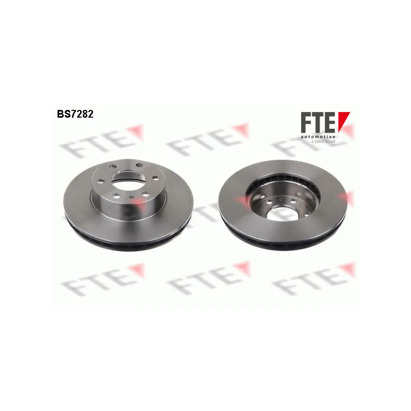 Jeu de 2 disques de frein avant FTE BS7282