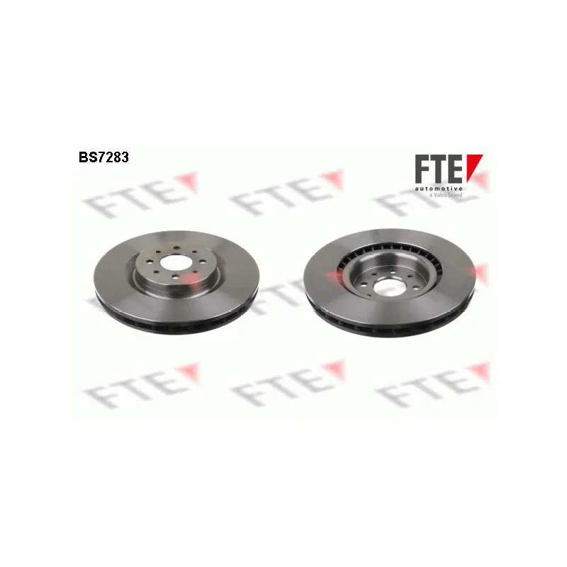 Jeu de 2 disques de frein avant FTE BS7283