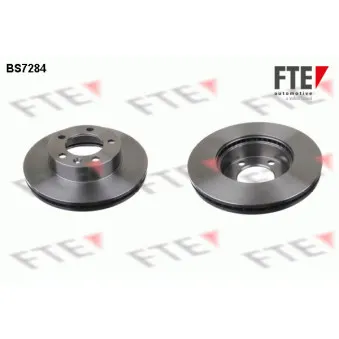 Jeu de 2 disques de frein avant FTE BS7284