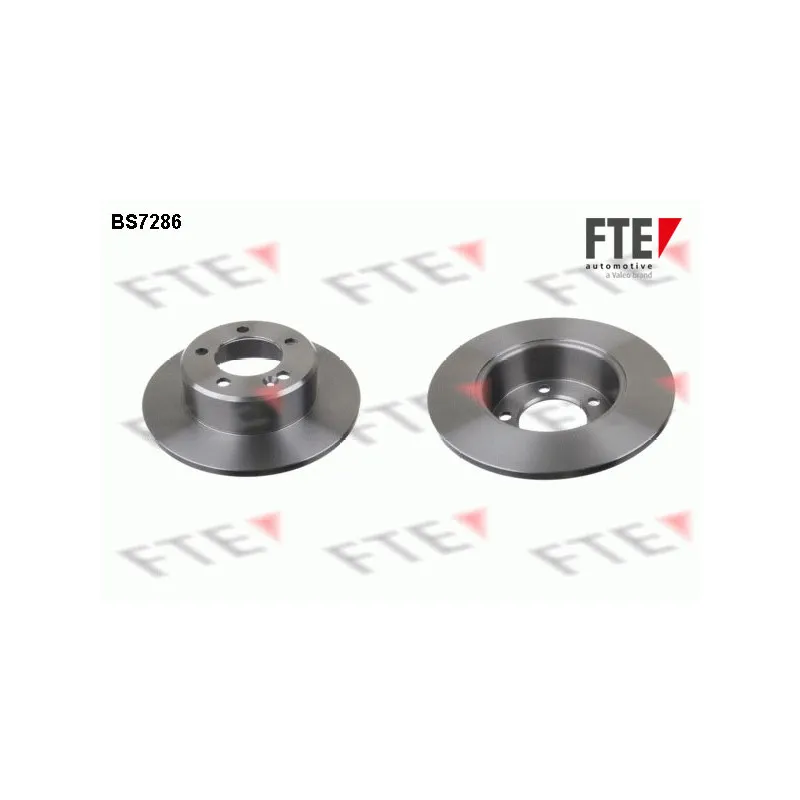 Jeu de 2 disques de frein arrière FTE BS7286