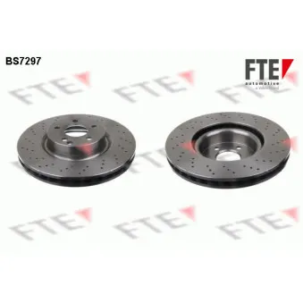 Jeu de 2 disques de frein avant FTE BS7297
