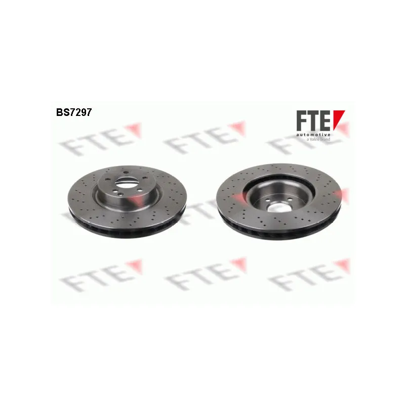 Jeu de 2 disques de frein avant FTE BS7297