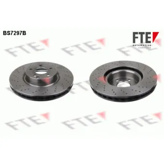 Jeu de 2 disques de frein avant FTE BS7297B
