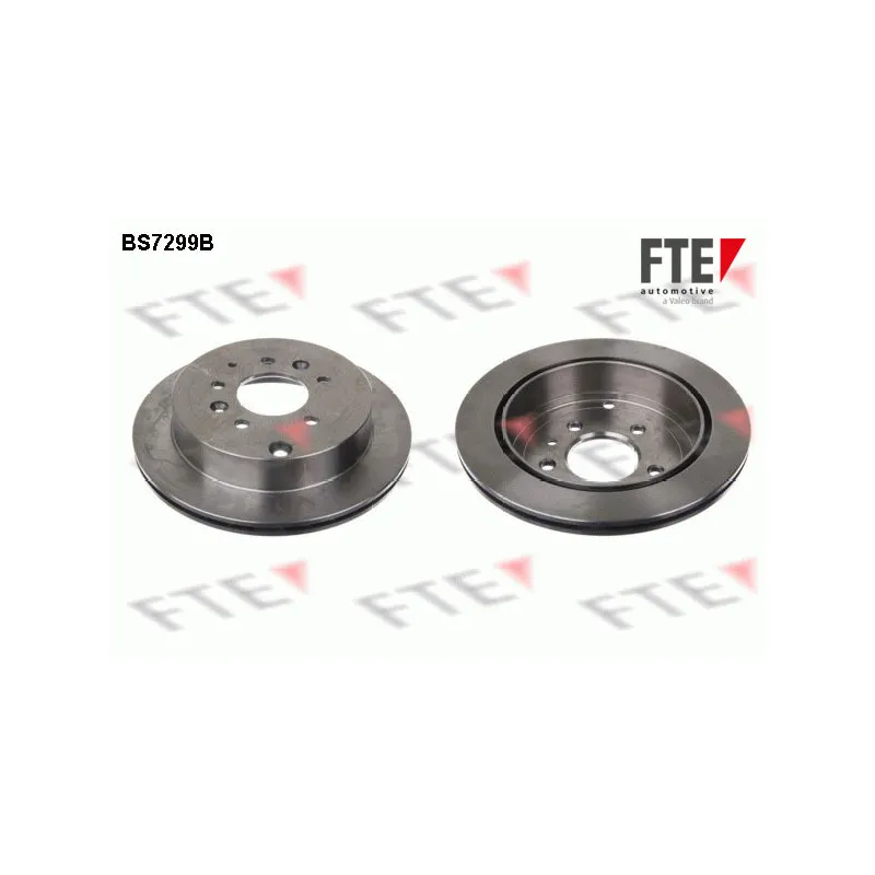 Jeu de 2 disques de frein arrière FTE BS7299B