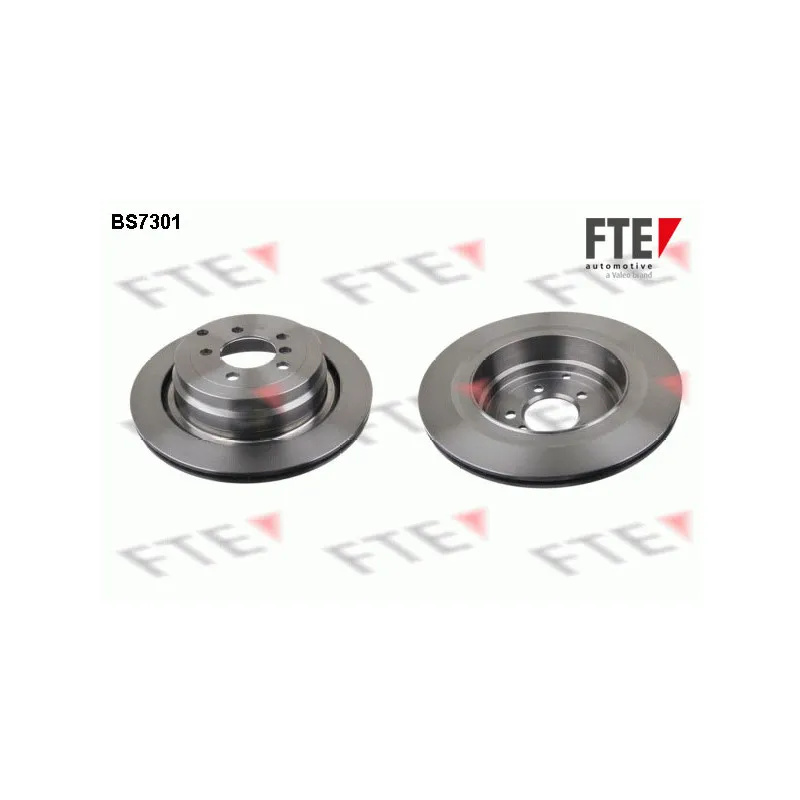Jeu de 2 disques de frein arrière FTE BS7301