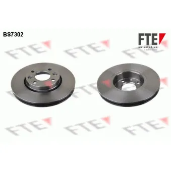 Jeu de 2 disques de frein avant FTE BS7302
