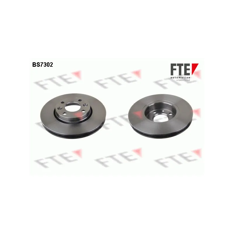 Jeu de 2 disques de frein avant FTE BS7302