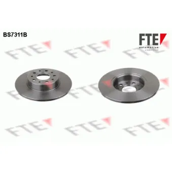 Jeu de 2 disques de frein arrière FTE BS7311B