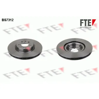 Jeu de 2 disques de frein avant FTE BS7312