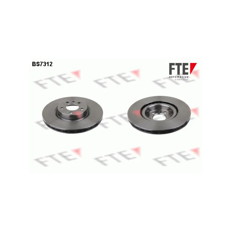 Jeu de 2 disques de frein avant FTE BS7312