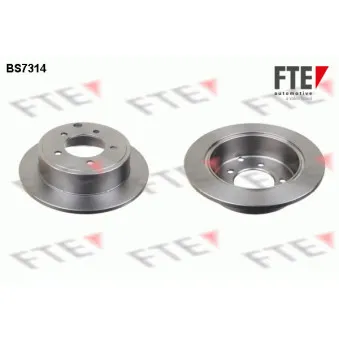 Jeu de 2 disques de frein arrière FTE BS7314