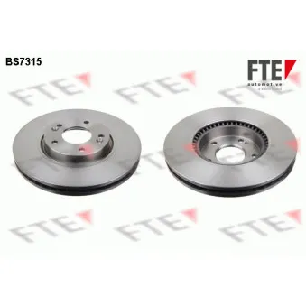 Jeu de 2 disques de frein avant FTE BS7315