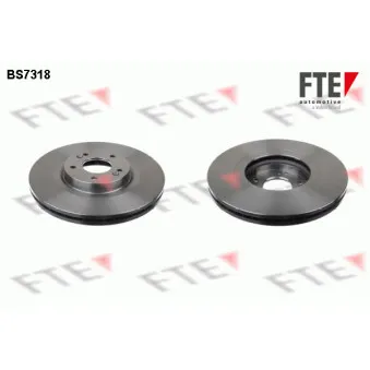Jeu de 2 disques de frein avant FTE BS7318