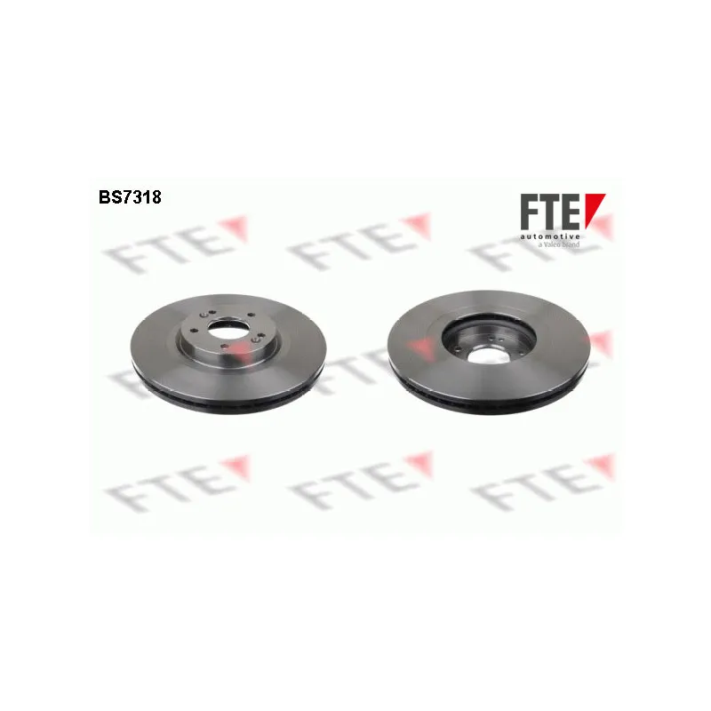 Jeu de 2 disques de frein avant FTE BS7318