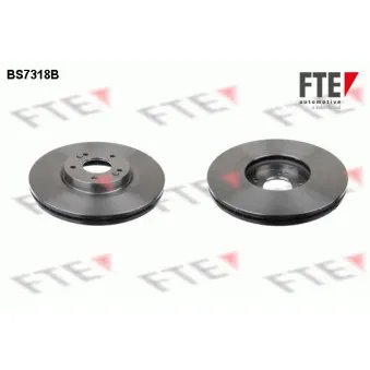Jeu de 2 disques de frein avant FTE BS7318B