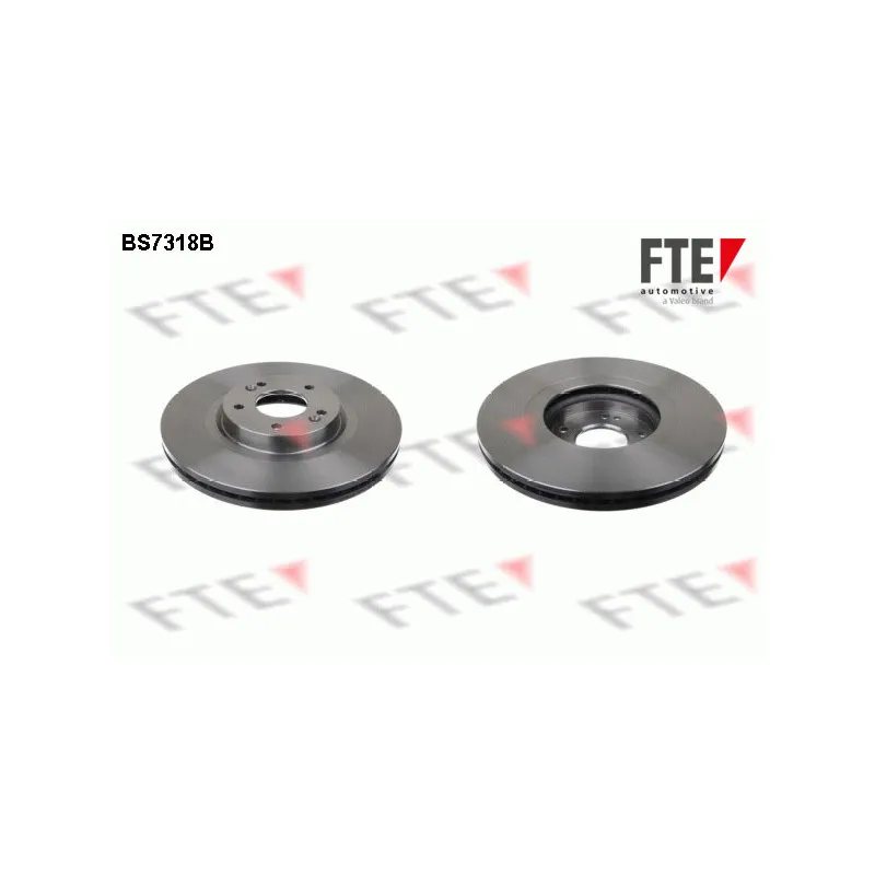 Jeu de 2 disques de frein avant FTE BS7318B