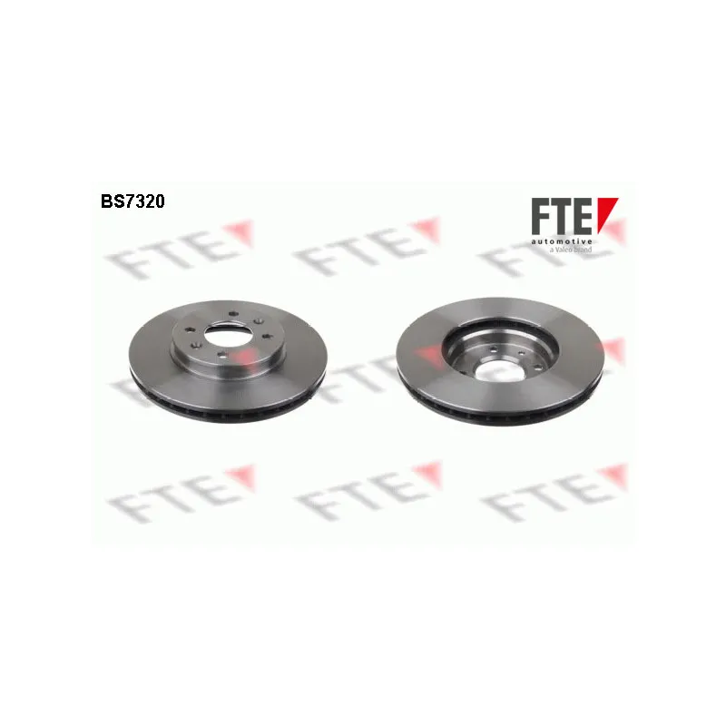 Jeu de 2 disques de frein avant FTE BS7320