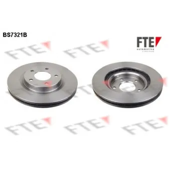 Jeu de 2 disques de frein avant FTE BS7321B
