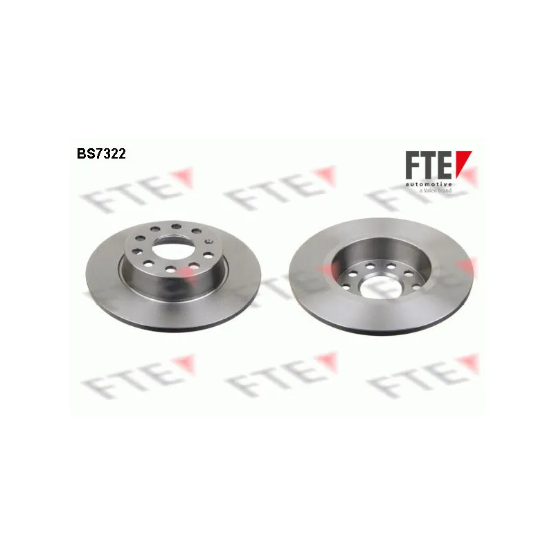 Jeu de 2 disques de frein arrière FTE BS7322