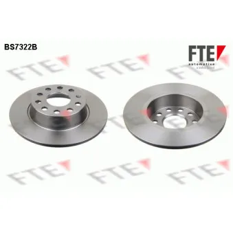 Jeu de 2 disques de frein arrière FTE BS7322B