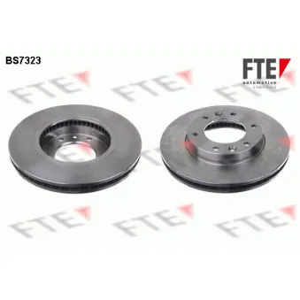Jeu de 2 disques de frein avant FTE BS7323