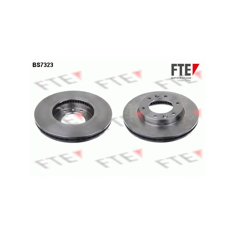 Jeu de 2 disques de frein avant FTE BS7323