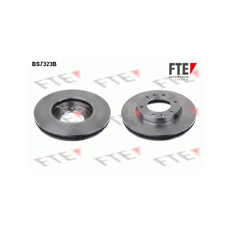 Jeu de 2 disques de frein avant FTE BS7323B