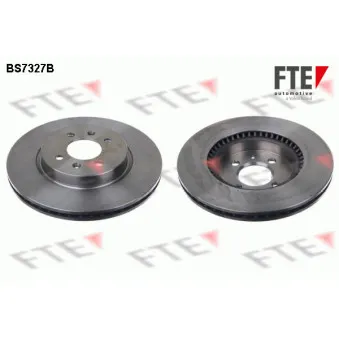 Jeu de 2 disques de frein avant FTE BS7327B