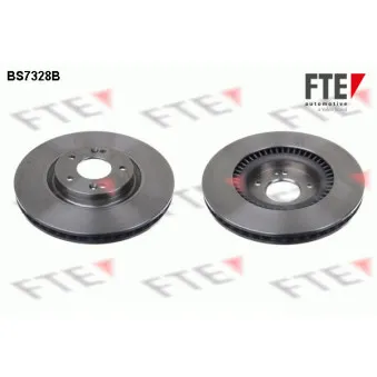 Jeu de 2 disques de frein avant FTE BS7328B