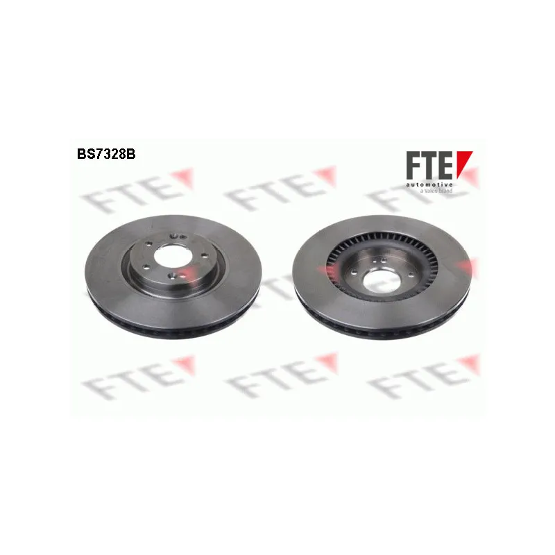 Jeu de 2 disques de frein avant FTE BS7328B