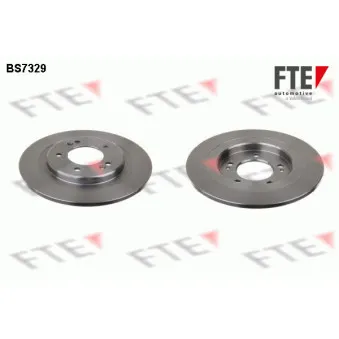 Jeu de 2 disques de frein arrière FTE BS7329