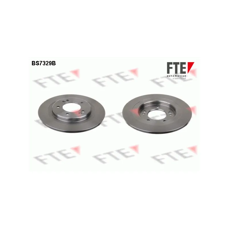 Jeu de 2 disques de frein arrière FTE BS7329B