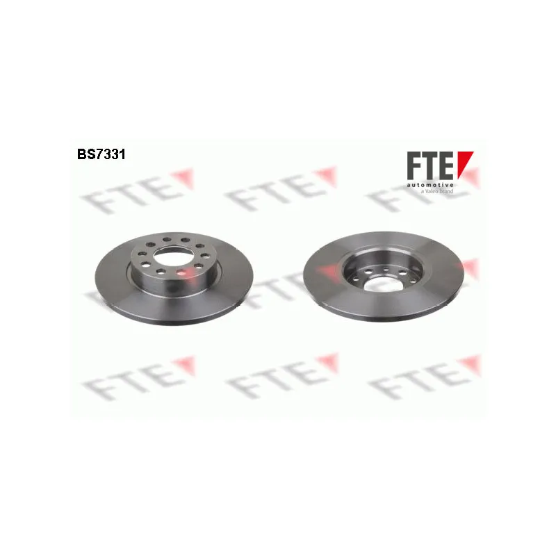 Jeu de 2 disques de frein arrière FTE BS7331