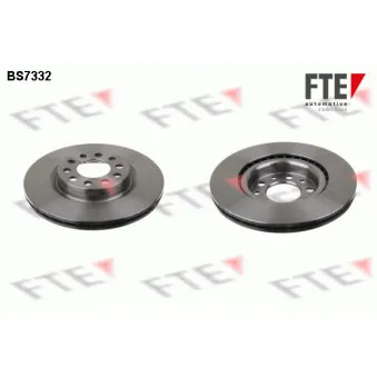 Jeu de 2 disques de frein arrière FTE BS7332