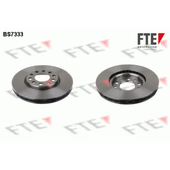 Jeu de 2 disques de frein avant FTE BS7333