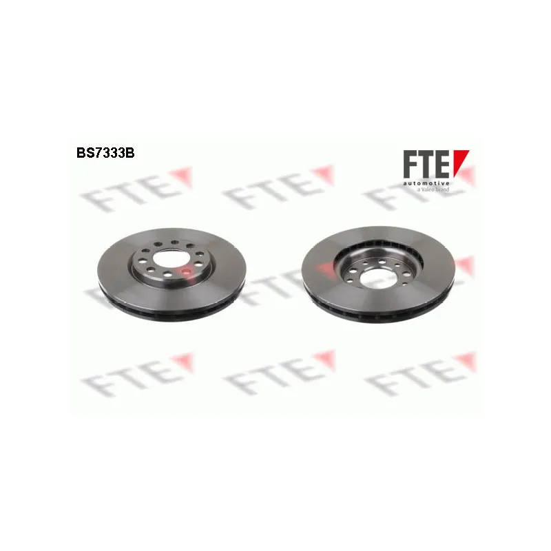 Jeu de 2 disques de frein avant FTE BS7333B
