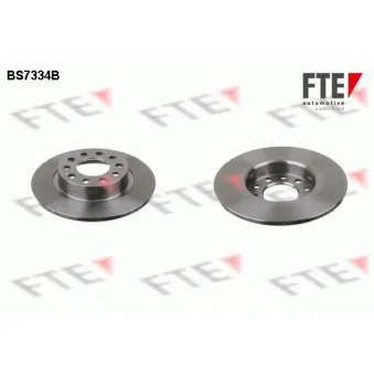 Jeu de 2 disques de frein arrière FTE BS7334B