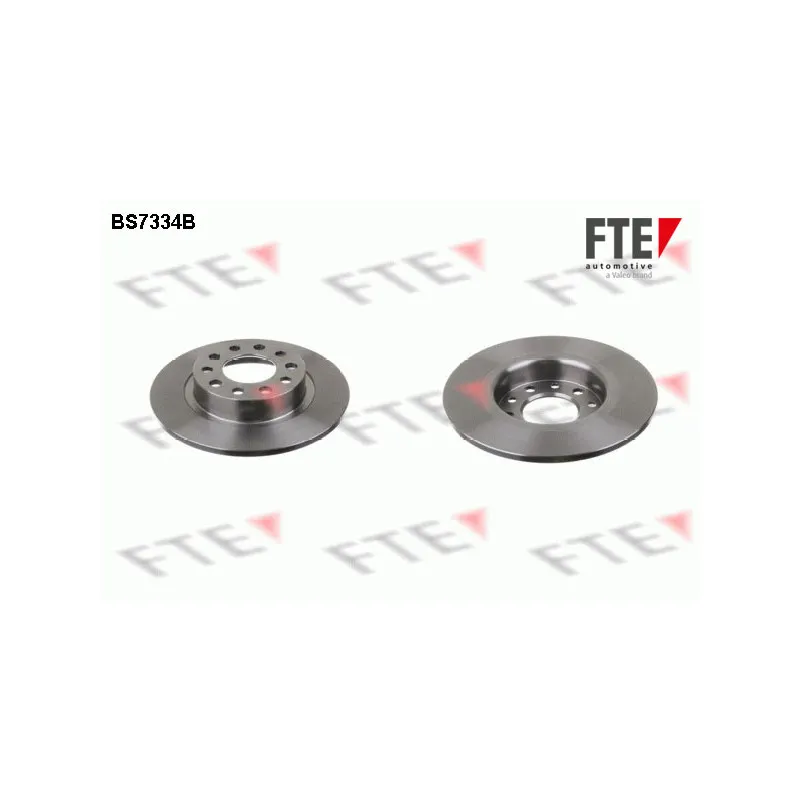 Jeu de 2 disques de frein arrière FTE BS7334B