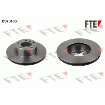 Jeu de 2 disques de frein avant FTE BS7343B