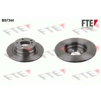 Jeu de 2 disques de frein arrière FTE BS7344