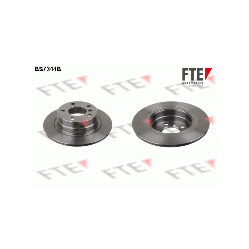 Jeu de 2 disques de frein arrière FTE BS7344B