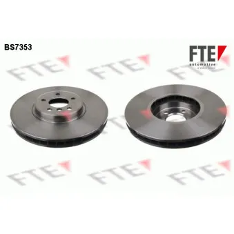 Jeu de 2 disques de frein avant FTE BS7353