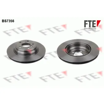 Jeu de 2 disques de frein arrière FTE BS7356