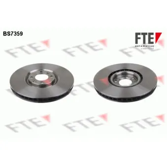 Jeu de 2 disques de frein avant FTE