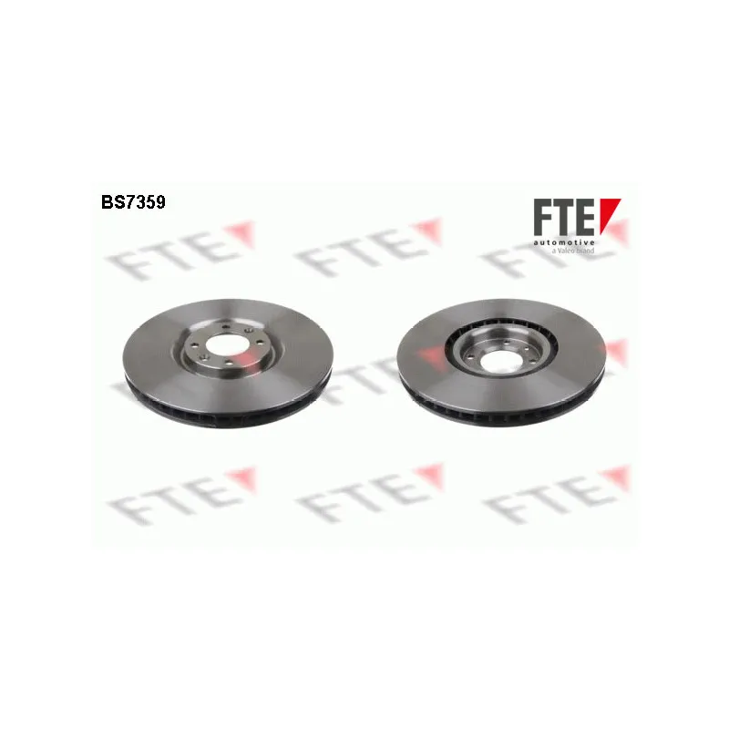 Jeu de 2 disques de frein avant FTE BS7359