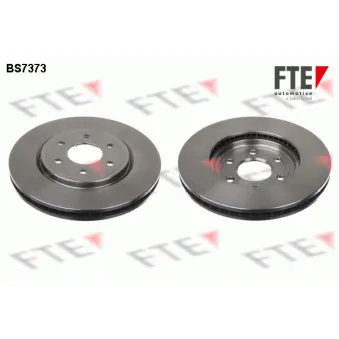 Jeu de 2 disques de frein avant FTE BS7373